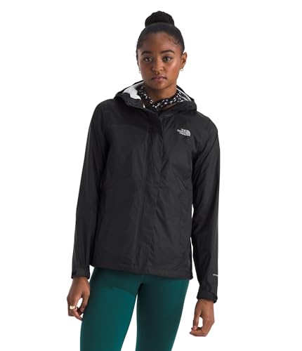 The North Face Women's Venture 2 Waterproof Hooded Rain Jacket - Small, Black