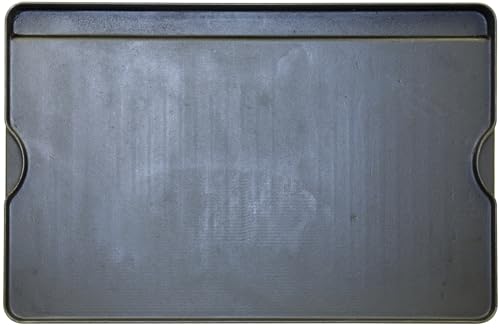 Cast Iron Reversible Griddle 16 x 24 inch Non-Stick Flat & Ribbed Sides