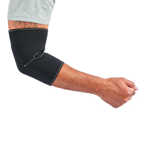 Neoprene Elbow Support Sleeve - Medium Compression, Black, ProFlex 650