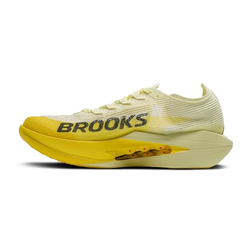 Brooks Hyperion Elite 5 Neutral Running Shoe Men & Women Luminary Yellow Gray 10
