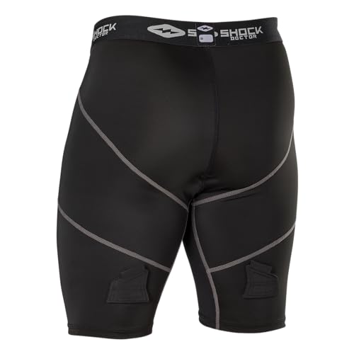 Youth Hockey Compression Shorts with BioFlex Cup - Medium