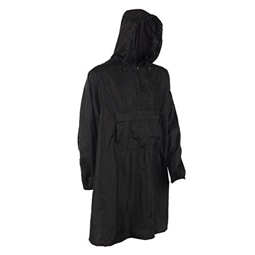 Snugpak Waterproof Patrol Poncho - Black, Lightweight & Camping Ready