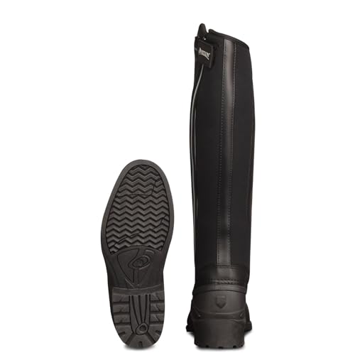 Ovation Women's Tall Winter Riding Boots Black 8 - Faux Fur Equestrian