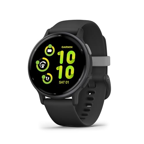 Garmin vívoactive 5 GPS Smartwatch Slate - 42mm Fitness Tracker & Health Monitor