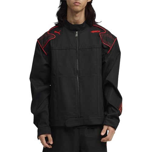 PUMA Mens Formula 1 Racing Jacket Large Black - Motorsport Outerwear