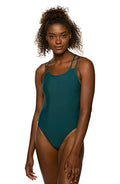 JOLYN Murray Peacock Women's Athletic One-Piece Swimsuit Medium Coverage