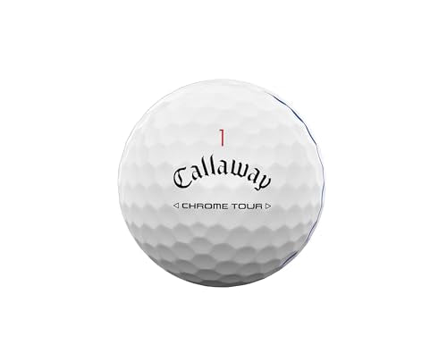 Callaway Chrome Tour Golf Balls Triple Track White - 2 Dozen