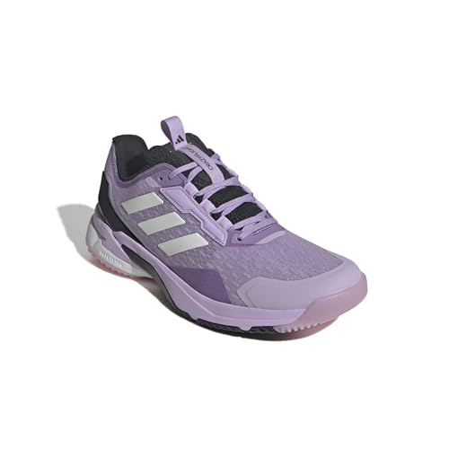 adidas Women's Crazyflight 6 Indoor Sports Shoes - Powder Plum/Black, Size 6.5