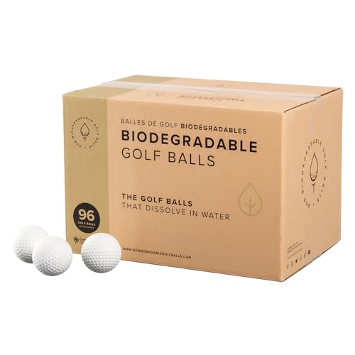 Biodegradable Water Dissolvable Golf Balls Eco Friendly 96 Pack - Outdoor Practice