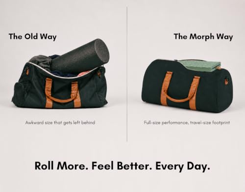Brazyn Morph Foam Roller - Midnight Deep Tissue Travel Massage & Muscle Recovery