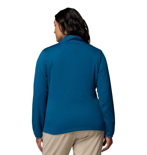 Columbia Women's Essential Hike Grid Fleece Half Zip - Medium Phoenix Blue