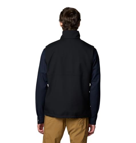 Large Black Columbia Ascender II Softshell Vest - Men's Performance Outerwear