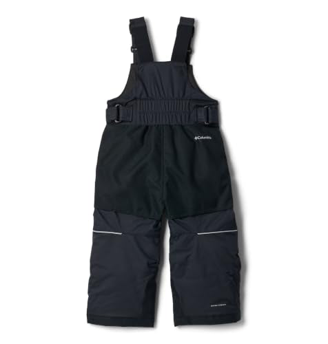 Columbia Kids Waterproof Insulated Snow Bibs - Adventure Ride II, Small/Black