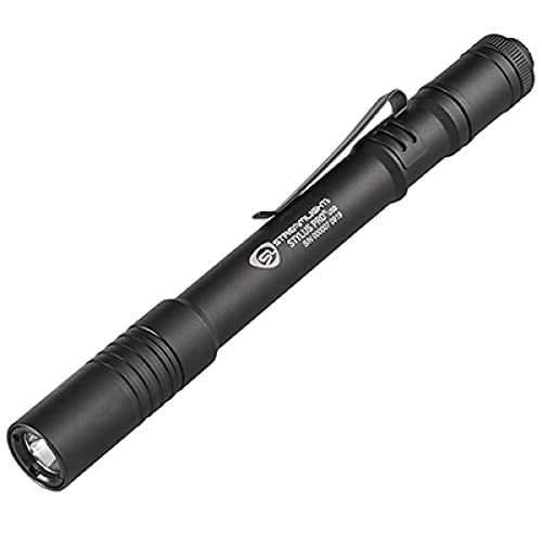 Streamlight Stylus Pro USB Penlight 350-Lumen White/Black – Compact & Rechargeable