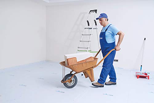 Koruser Reusable Floor Protection Film 36x100 Inch, Anti-Slip & Paint Proof, Covers 300 sqft