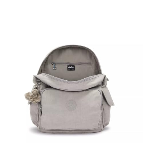 Kipling Women's City Pack Backpack Grey 10.5"L x 14.5"H x 6.75"D All-Day Versatile