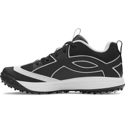 Under Armour Yard Icon Turf Baseball Cleats Men’s 10.5 Black/White/Black