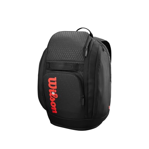 Wilson Clash V3 Super Tour Tennis Racket Bag Holds 2 Rackets Black/Infrared