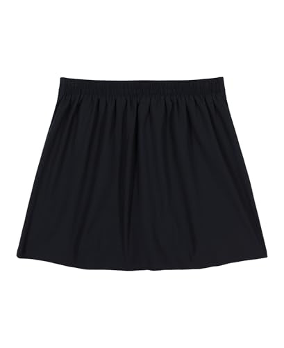 Girls' Navy Pleated School Uniform Skirt with Cell Phone Pocket - 3-5