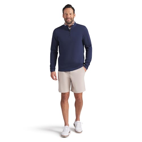 Men's Cloudspun Tech Golf 1/4 Zip Shirt - Medium Deep Navy