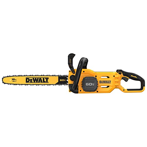 Cordless 60V 18-Inch Chainsaw Tool Only - Heavy Duty Power Cutter