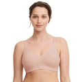 Chantelle Comfort Chic Wireless Bra 32E Rose Full Coverage Back Smoothing