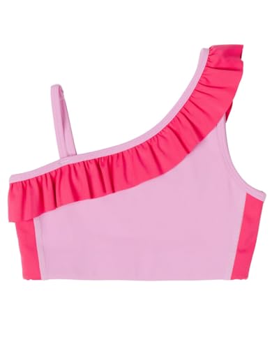 Girls Dance Crop Top with Ruffle & Adjustable Strap for Practice & Performance