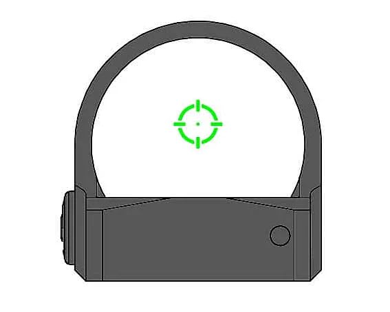 Gideon Optics Omega 3 MOA Green Circle Dot for Pistols & Rifles