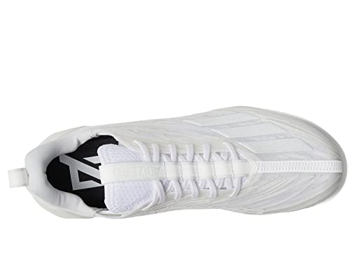 Adidas Men's Adizero Football Cleats White/White/White Size 11 Lightweight Sprintframe