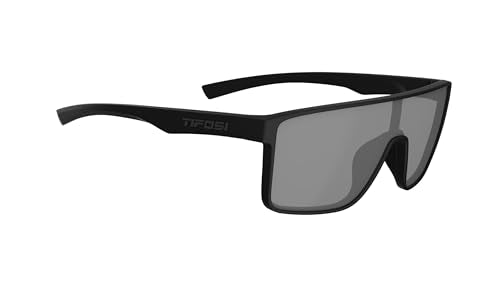 Tifosi Sanctum Shield Sunglasses - Cycling, Running & Golf - Blackout Smoke Polarized