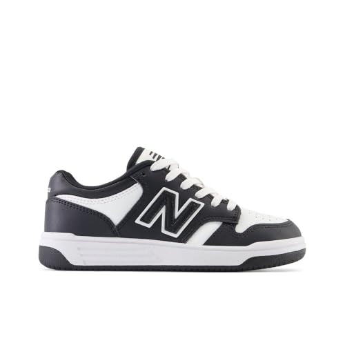 New Balance Kids 480 V1 Basketball Sneakers - Big Kid Black/White