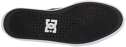 DC mens Manual Skate Shoe, Black/White, 10.5 US