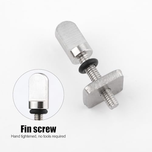 6pcs Stainless Steel Fin Screws for Surfboards and Paddleboards - Corrosion-Resistant