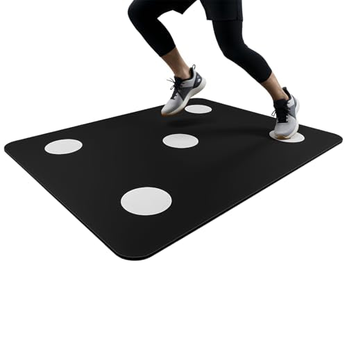 Reaction Speed Training Mat 48.5x36 in Non-slip Agility & Footwork Drill Pad