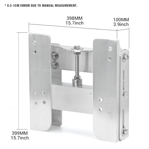 4-Inch Adjustable Outboard Jack Plate Setback for Boats Up to 225 HP - Manual Transom Mount