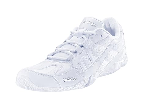 Kaepa Stellarlyte White Cheer Shoes Women Girls 8.5 Indoor Competition Lightweight