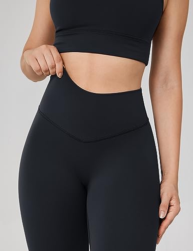 UNISSU Hugcurve No Front Seam Leggings - Medium Black 25"
