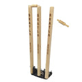 Cricket Spring Return Stumps with Metal Base for Multi-Surface Play