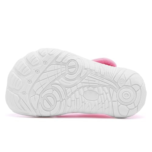 Toddler Water Shoes Boys Girls Non-Slip Quick Dry Breathable Beach Footwear Pink 10 Wzk168