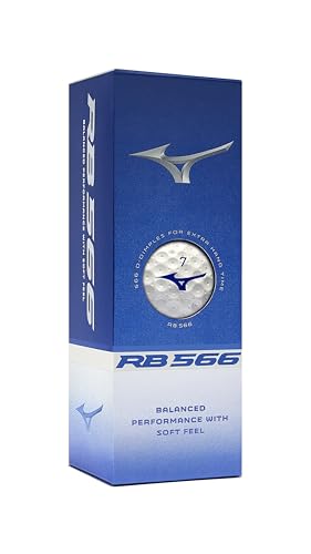 Mizuno 2024 RB 566 Golf Balls - White, 3 Dozen - High Energy, Soft Feel Core