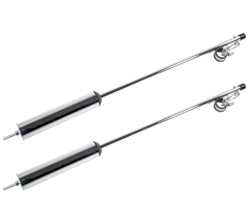 2 Pack 40-Inch Swivel Air Pogo Stick with Rubber Clamp for Semi Truck Air Brake Line & Power Cord