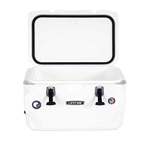 Lifetime 65 Quart Hard Cooler - Arctic White, Bear Resistant, Up to 8-Day Ice Retention