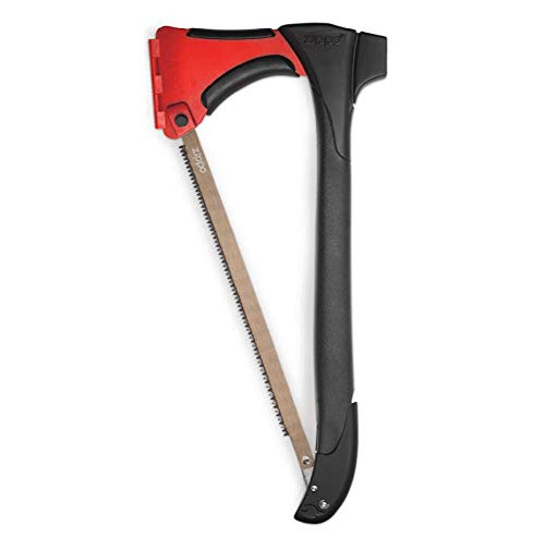 Zippo 3-in-1 Camping AxeSaw with Saw Blade & Mallet | Portable Multi-Tool