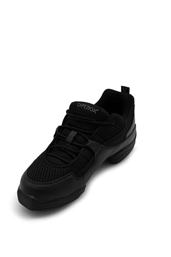 Capezio Fierce Dansneaker Black 4.5 Women's Dance Shoe with Flex Points
