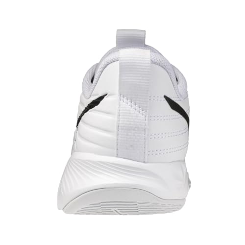 Mizuno Women's Wave Momentum Pro Volleyball Shoe - White Black, Size 8