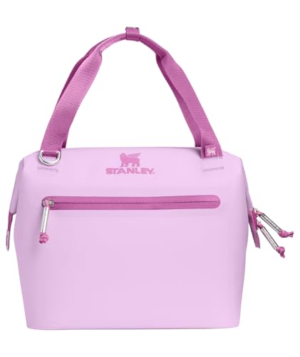 Stanley Soft Cooler Bag Mini - Orchid Insulated Lunch Box with Zipper & Shoulder Strap