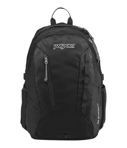 JanSport 32L Agave Hiking Backpack with 15-In Laptop - Black