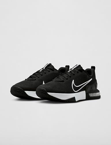 Nike Men's Air Max Alpha Trainer 6 Workout Shoes Black/White/Black - Size 8