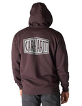 Carhartt Men's Rain Defender Loose Fit Hooded Sweatshirt - Dark Sepia, Large