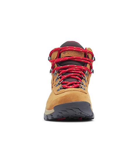 Women's Waterproof Hiking Boots - Columbia Newton Ridge Plus Elk/Mountain Red 11